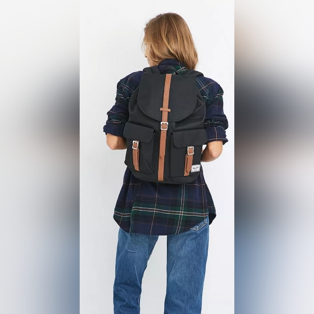Herschel Supply Company Black and Tan Backpack - 10L